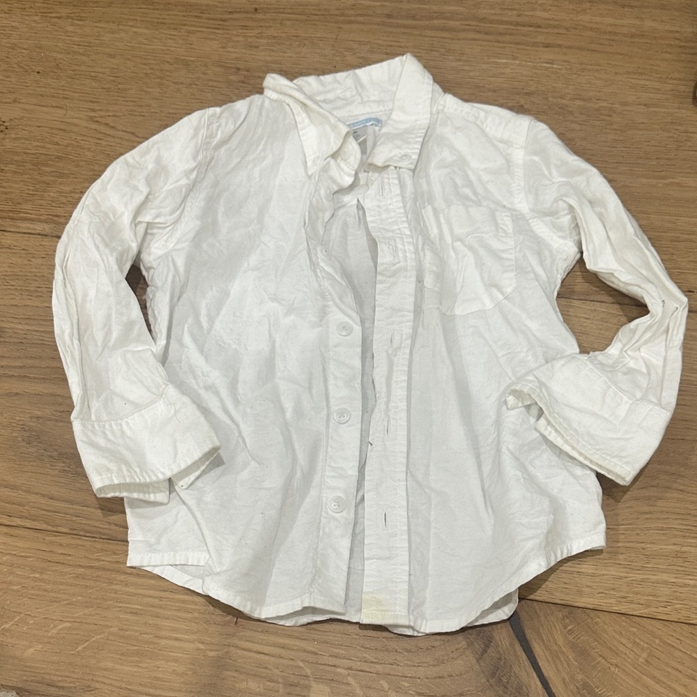 Old Navy Crisp White Shirt 4T